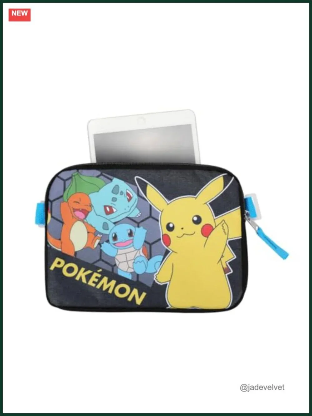 Pokemon Starters Backpack Set with Padded Cases and Lanyard for Kids
